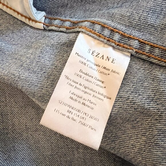 Sezane - Le Crop - Denim Blue - 36 (EU) - Picture 11 of 11